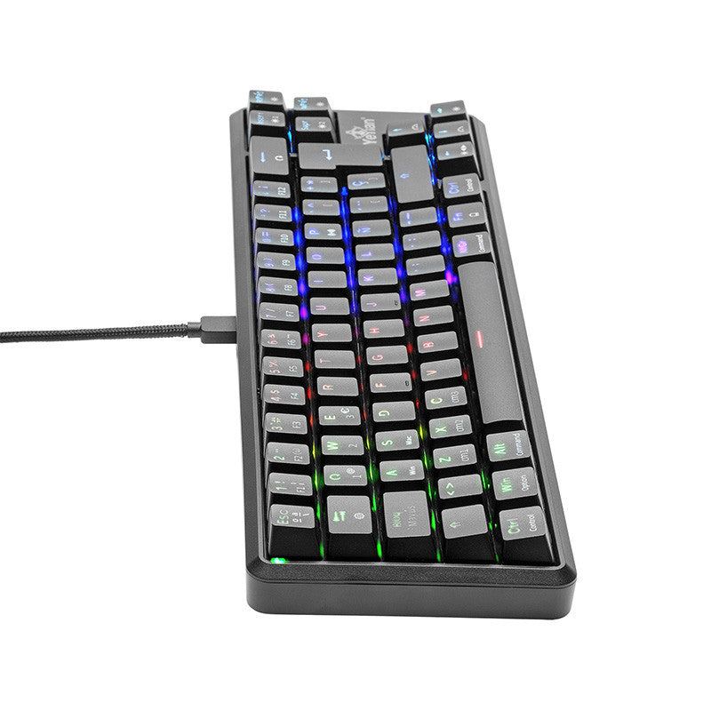 TECLADO GAMER YEYIAN YTM-28210B AKIL S3500 MECANIC SWITCH AZUL RGB/BT