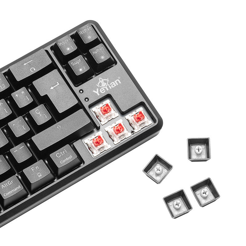 Yeyian YTM-28209R teclado Juego USB QWERTY Negro