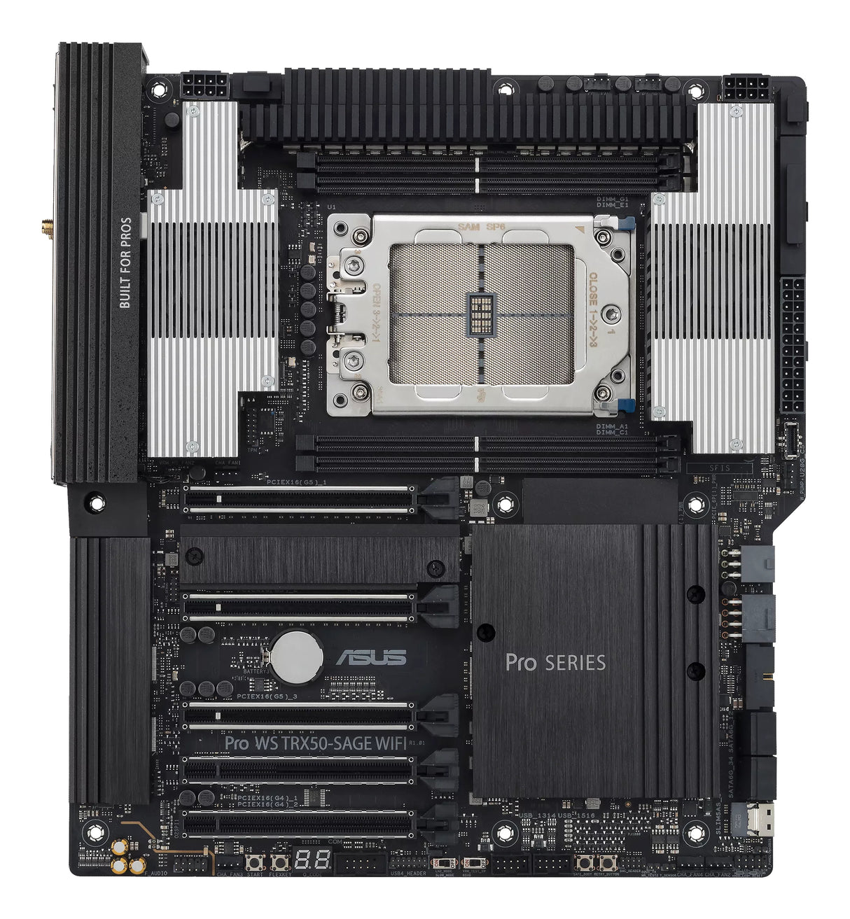 ASUS Pro WS TRX50-SAGE WIFI placas base AMD Socket sTR5 AMD Ryzen Threadripper 1000 Series DDR5-SDRAM