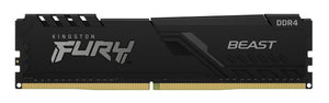 Kingston Technology 16GB 3200MT/s DDR4 CL16 DIMM 1Gx8 FURY Beast Black Memoria RAM 16 16 GB 1 x 16 GB DDR4