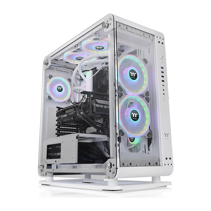 Thermaltake Core P6 Tempered Glass Snow Mid Tower Midi Tower Blanco, ATX, CEB, Micro ATX