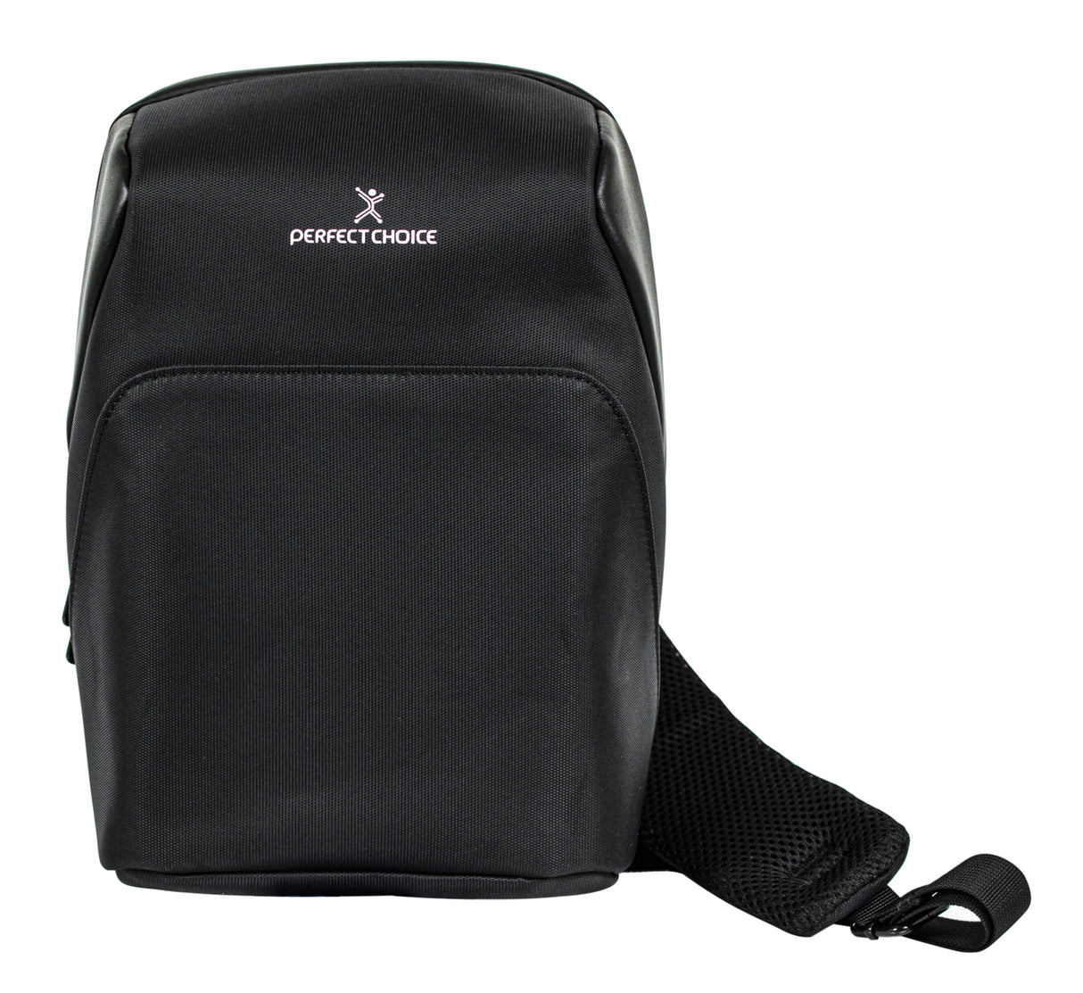 Perfect Choice PC-083689 bolsa de mano y de hombro Poliéster Negro Bolsa cruzada, Monocromático, 195 mm