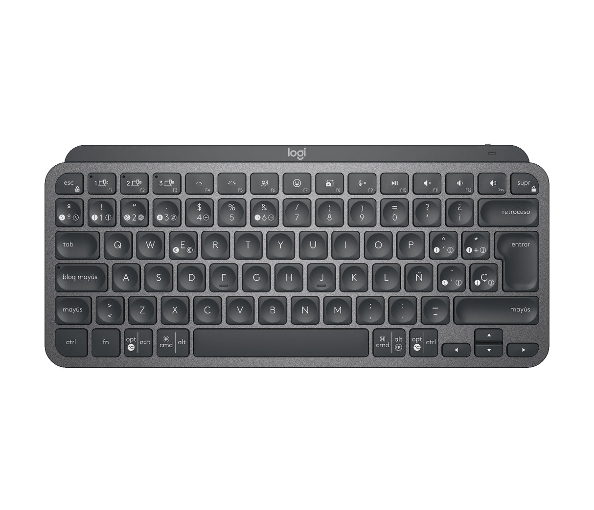 Logitech MX Keys Mini Teclado Universal Inalámbrico RF Wireless + Bluetooth Switch de tecla de tijera