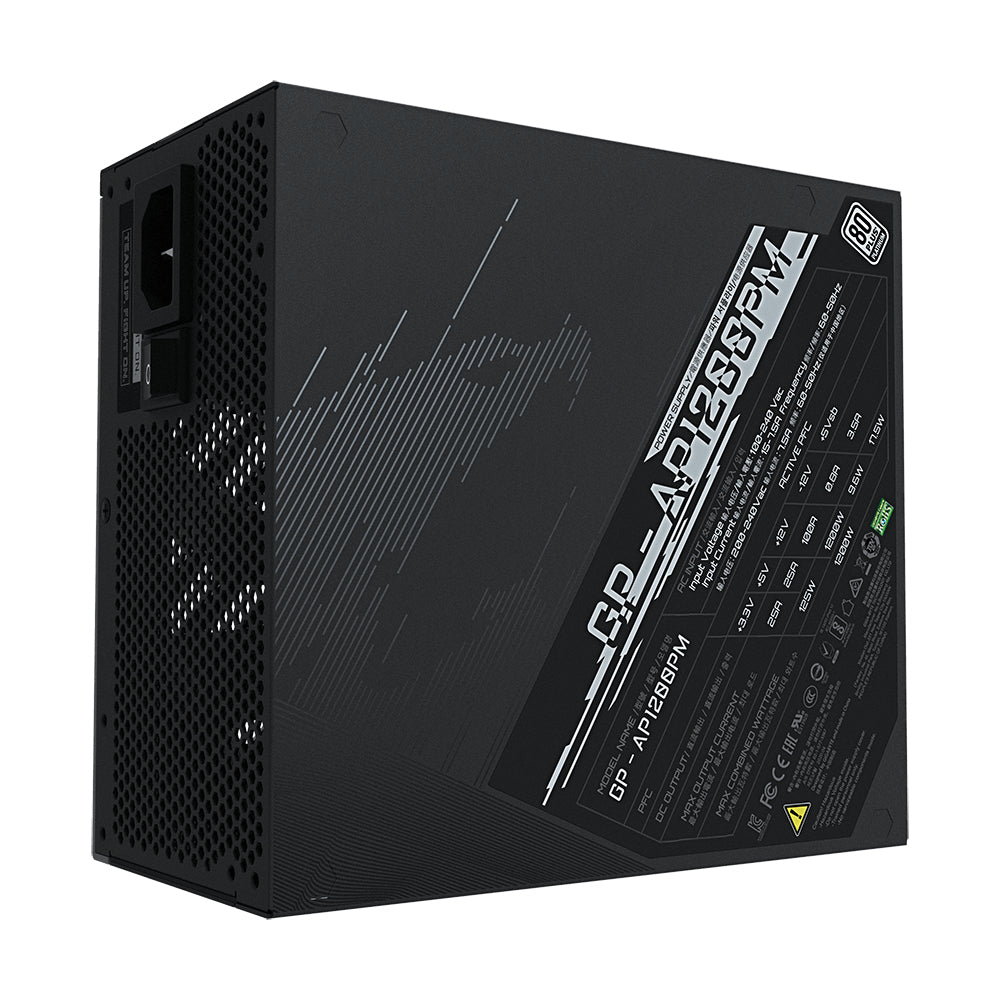GIGABYTE AORUS P1200W unidades de fuentes de alimentación 1200 W 100 - 240 V 15 - 7.5 A Activo