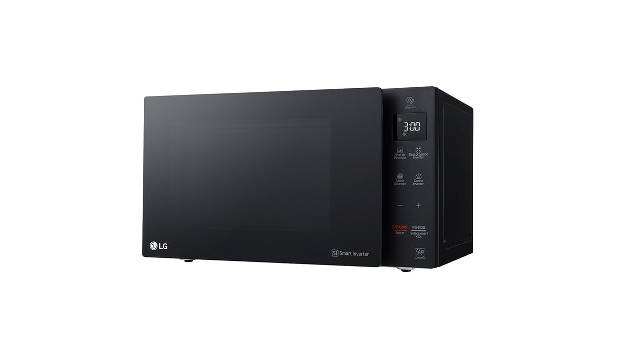 LG MS1536GIS microondas Negro Microondas con grill Encimera 42 L