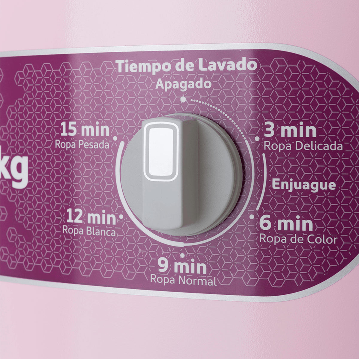 Acros ALF1551ER lavadora Carga superior 15 kg Rosa, Blanco