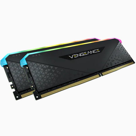 Corsair Vengeance RGB CMG16GX4M2D3600C18 módulo de memoria 16 GB 2 x 8 GB DDR4 288-pin DIMM, 3600 MHz, Negro