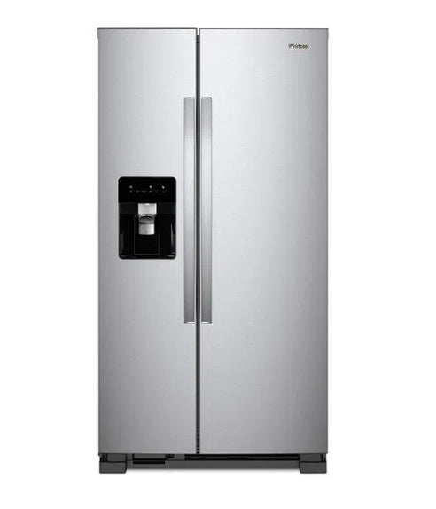 Whirlpool WD5620S nevera puerta lado a lado Independiente 700 L Gris, Acero inoxidable