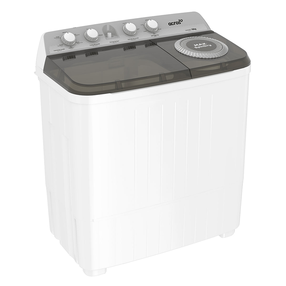 Acros ALD1645JE lavadora Carga superior 16 kg Blanco