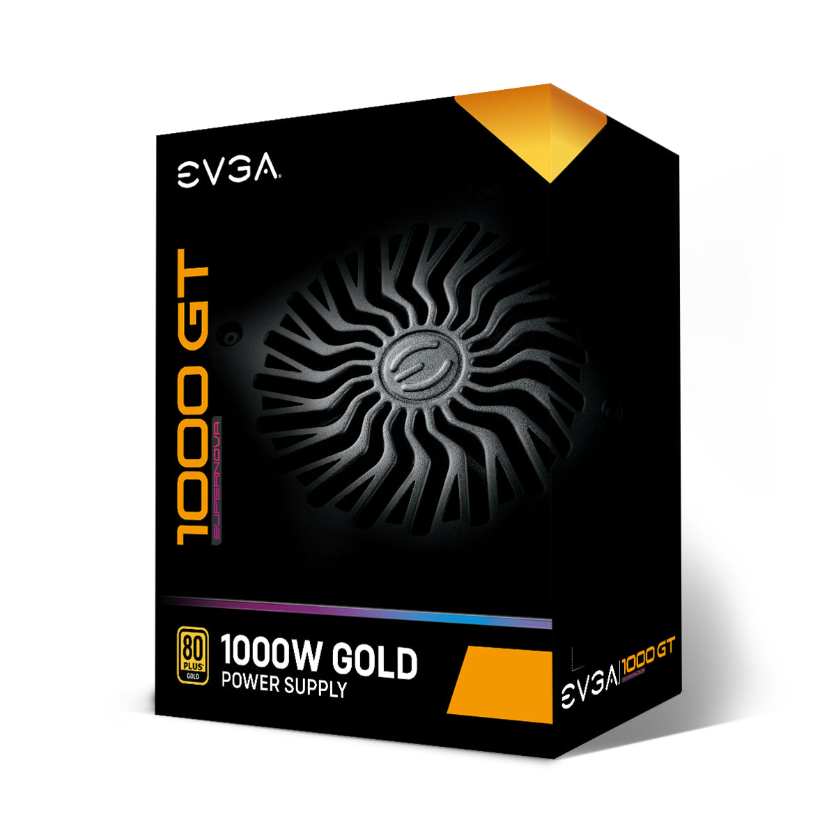 EVGA SuperNOVA 1000 GT unidad de fuente de alimentación 1000 W 24-pines ATX Negro, 100 - 240 V, 130 W