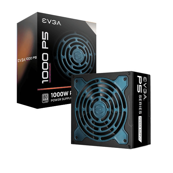 EVGA SuperNOVA 1000 P5 unidad de fuente de alimentación 1000 W 24-pines ATX Negro, 100 - 240 V, 120 W, 999.6 W