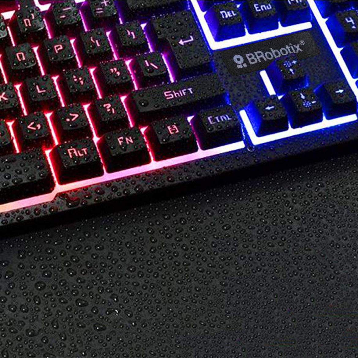 BRobotix 458977 teclado Ratón incluido Juego USB Negro