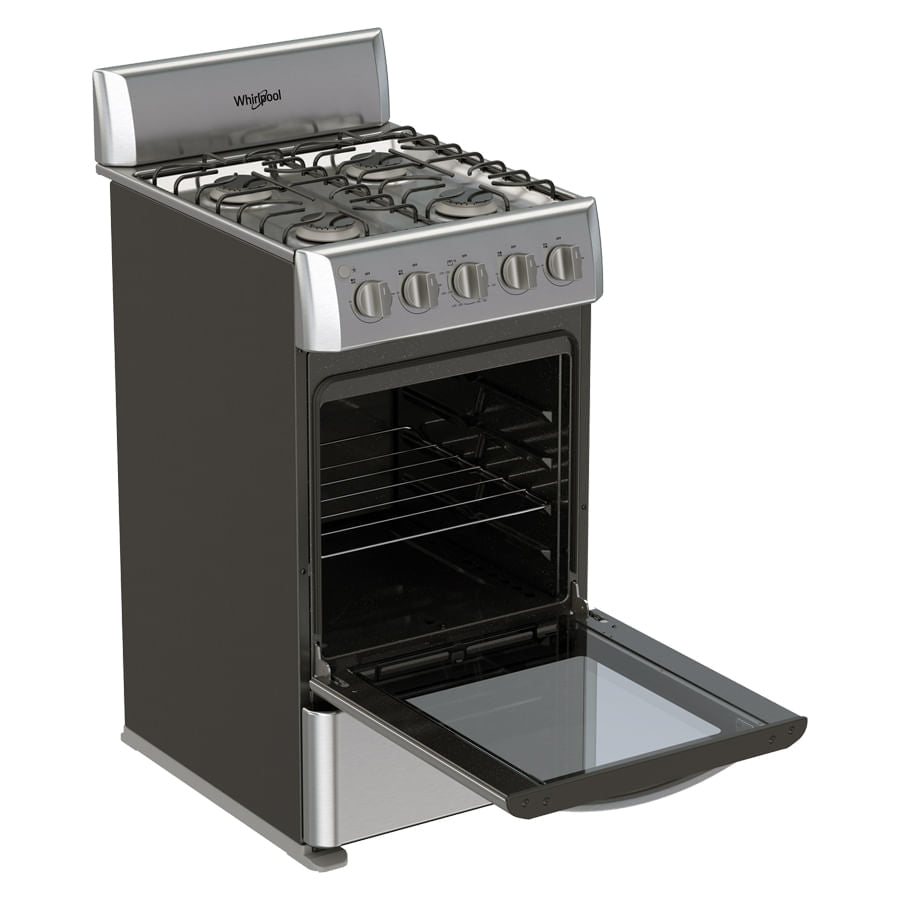 Whirlpool WWR3000S cocina Cocina independiente Gas Encimera de gas Gris