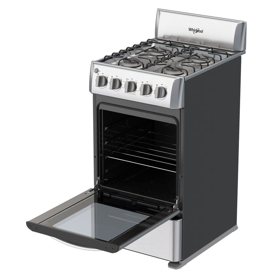 Whirlpool WWR3000S cocina Cocina independiente Gas Encimera de gas Gris