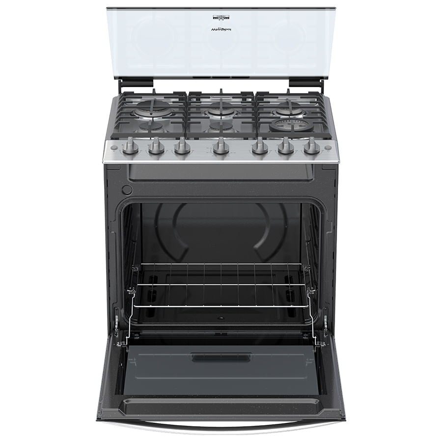 Whirlpool WFR5000D cocina Cocina independiente Gas Encimera de gas Gris