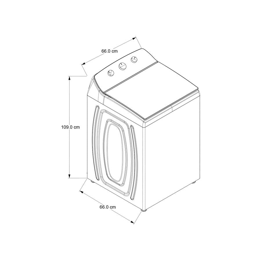 Whirlpool 8MWTW1823WJM lavadora-secadora Independiente Carga superior Blanco