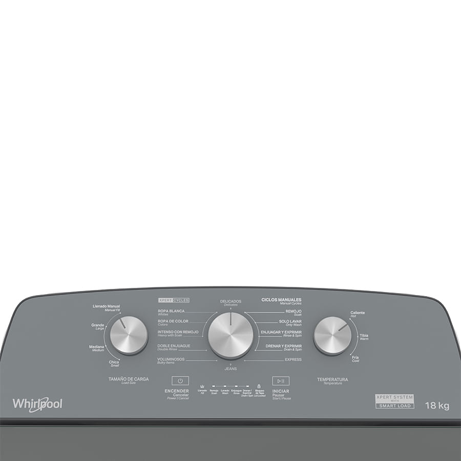 Whirlpool 8MWTW1823WJM lavadora-secadora Independiente Carga superior Blanco