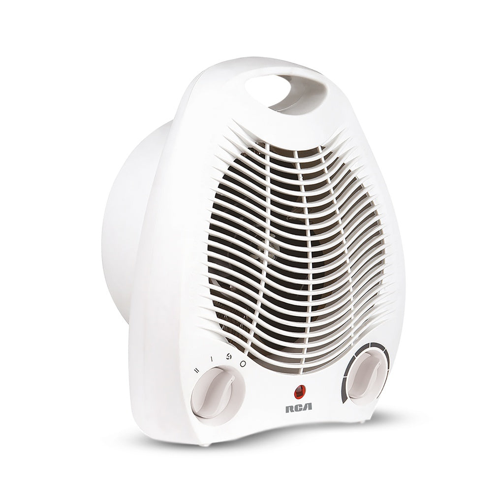 RCA RC-A01 calefactor eléctrico Interior Blanco 1500 W Ventilador eléctrico de calentador de ambiente, Piso, Plástico, C