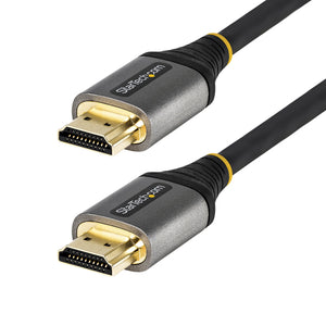 StarTech.com Cable de 2m HDMI 2.0 Certificado Premium - Cable HDMI con Ethernet de Alta Velocidad Ultra HD 4K 60Hz - HDR