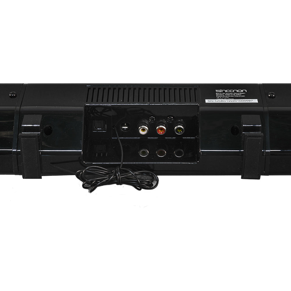 Necnon NSB-01W PRO Negro 2.1 canales 40 W, Altavoz de subgraves (subwoofer) activo, Inalámbrico