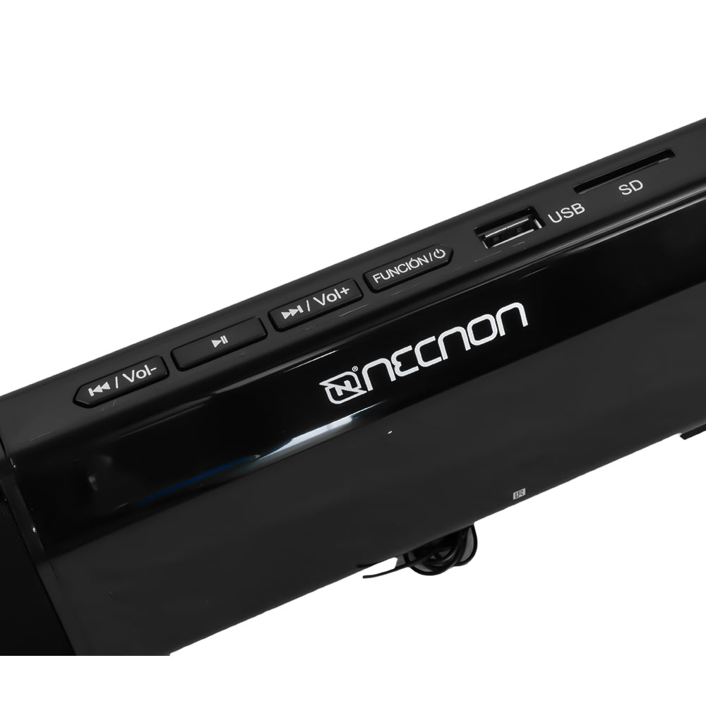 Necnon NSB-01W PRO Negro 2.1 canales 40 W, Altavoz de subgraves (subwoofer) activo, Inalámbrico