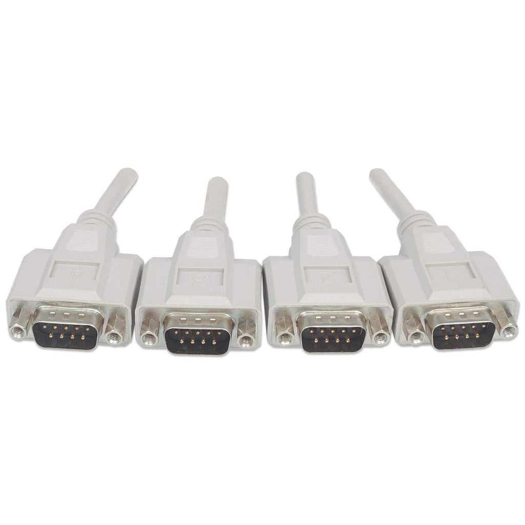 Manhattan Tarjeta Serial PCI Express de 4 puertos, PCIe, VGA, PCIe 2.0