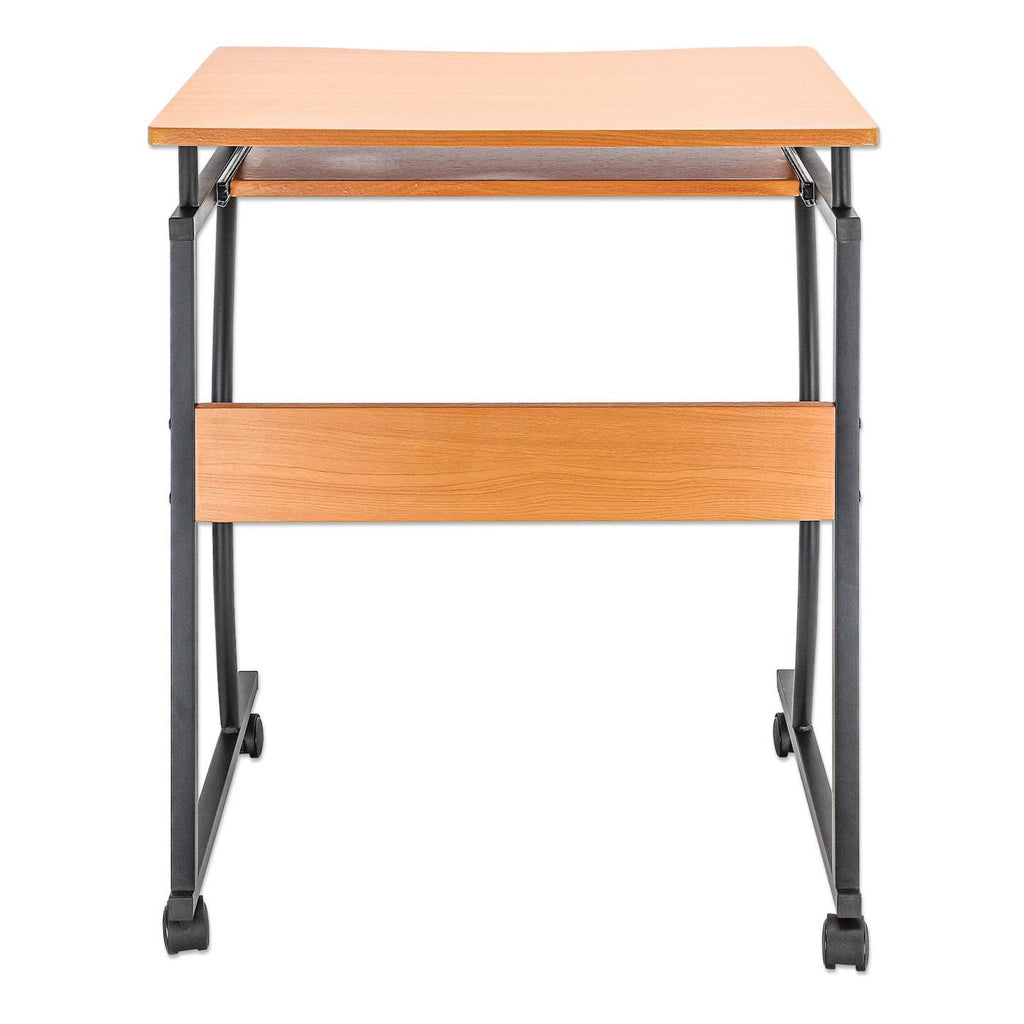 Manhattan Escritorio compacto con bandeja deslizable para teclado Computadora Derecho Oficina en casa Forma rectangular