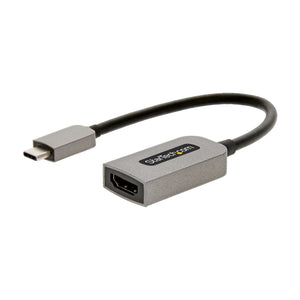 StarTech.com Adaptador USB C a HDMI de Vídeo 4K 60Hz - HDR10 - Conversor Tipo Llave USB Tipo C a HDMI 2.0b Dongle - Convertidor USBC con Modo Alt de DP a Monitor TV o Proyector adaptadores gráficos usb USB Tipo C Macho Derecho Si