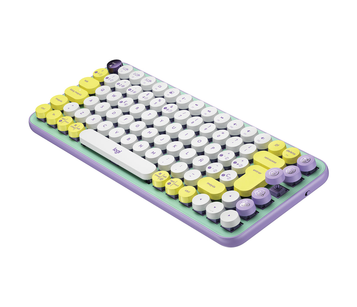 Logitech POP Keys Teclado Universal Inalámbrico Bluetooth Interruptor mecánico