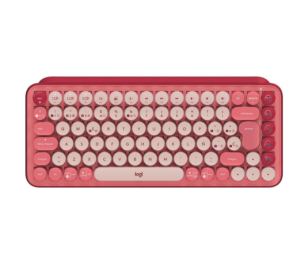 Logitech POP Keys Teclado Universal Inalámbrico Bluetooth Interruptor mecánico