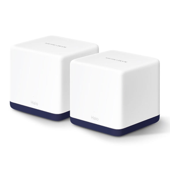Mercusys Halo H50G (2-pack) Doble banda (2,4 GHz / 5 GHz) Wi-Fi 5 (802.11ac) Blanco 3 Interno, Sistema de malla, 350 m²