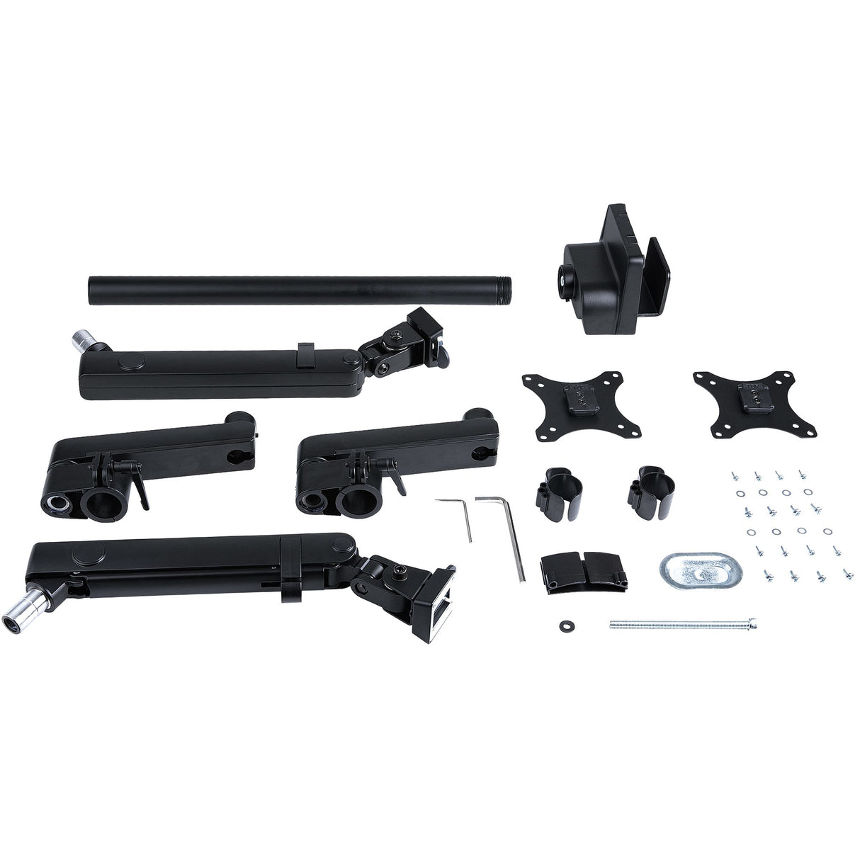 StarTech.com Brazo de Soporte para Dos Monitores - Base Soporte de Movimiento Articulado y Altura Ajustable para 2 Monit