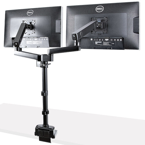StarTech.com Brazo de Soporte para Dos Monitores - Base Soporte de Movimiento Articulado y Altura Ajustable para 2 Monit