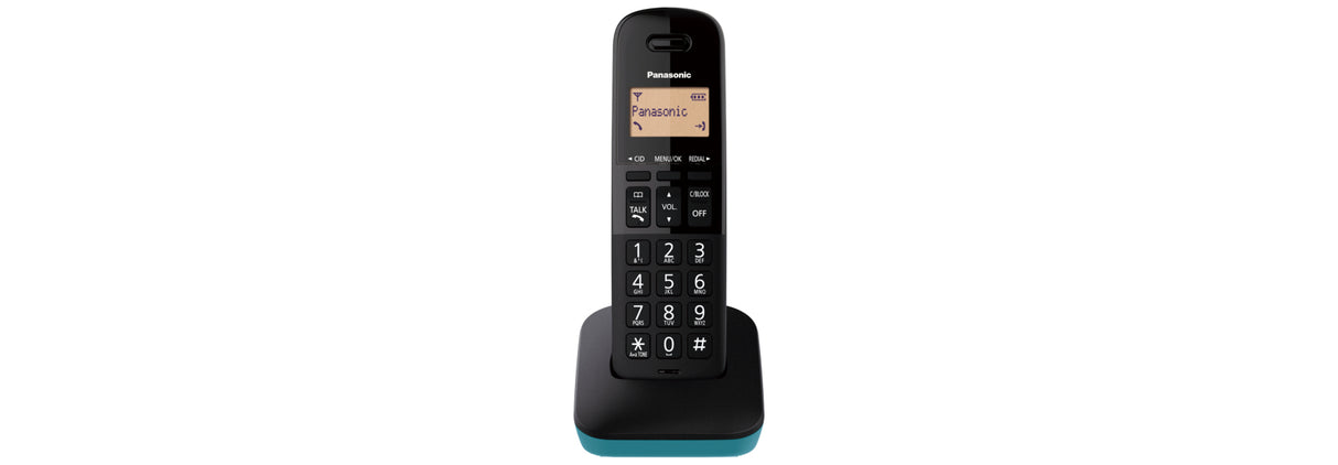 Panasonic KX-TGB310 Teléfono DECT Identificador de llamadas Negro, Azul, Terminal inalámbrico