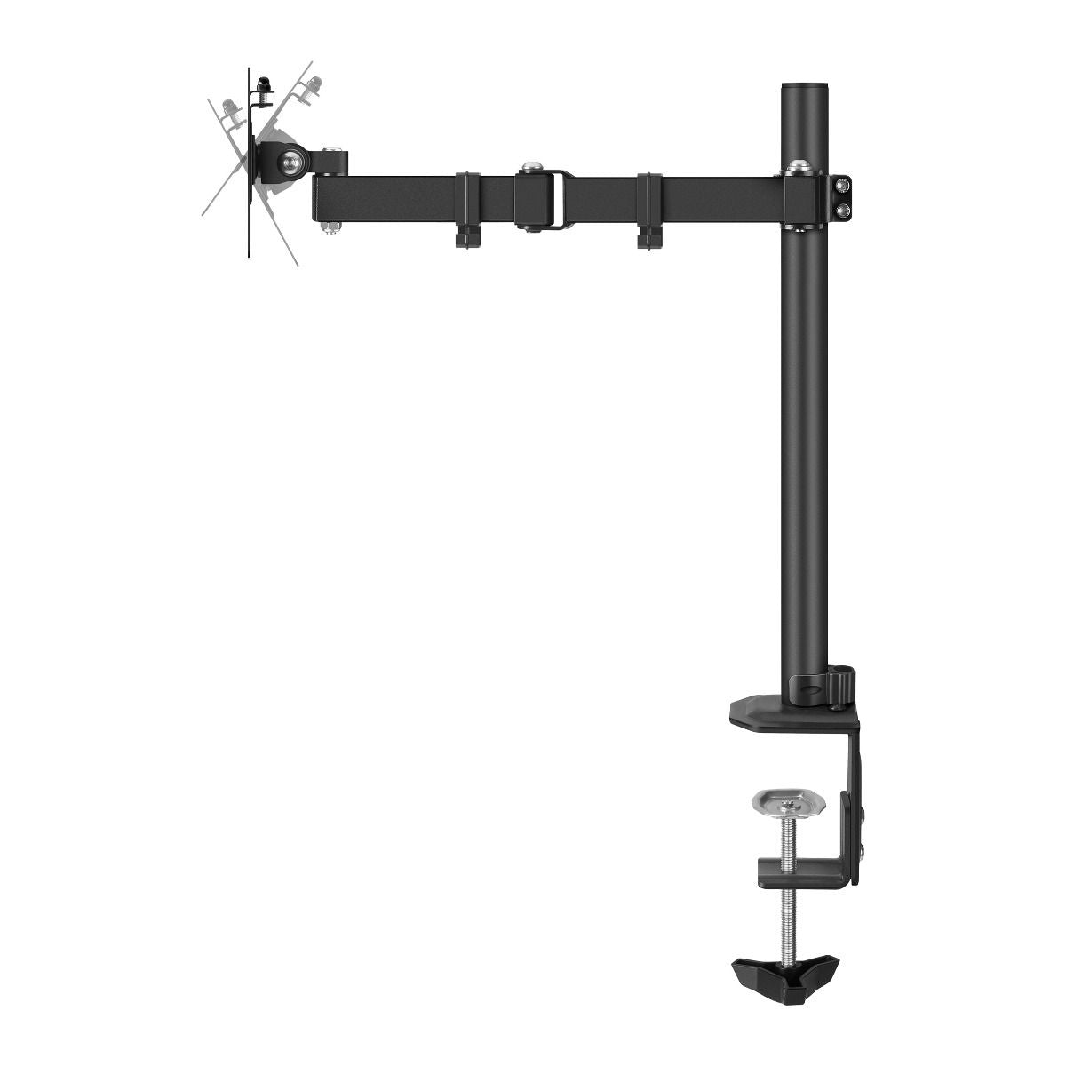 STEREN STV215 - Soporte de Escritorio para 2 Monitores de Hasta 32 Pulgadas /Estándar VESA: 75x75/ 100x100/ Ajuste Incli