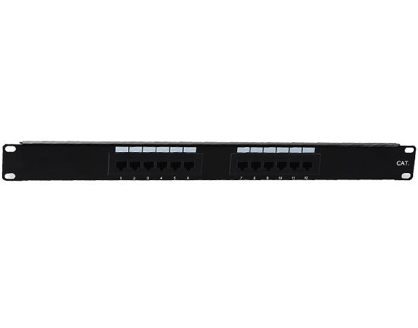 PANEL DEL PARCHEO XCASE 12 PUERTOS CAT 5