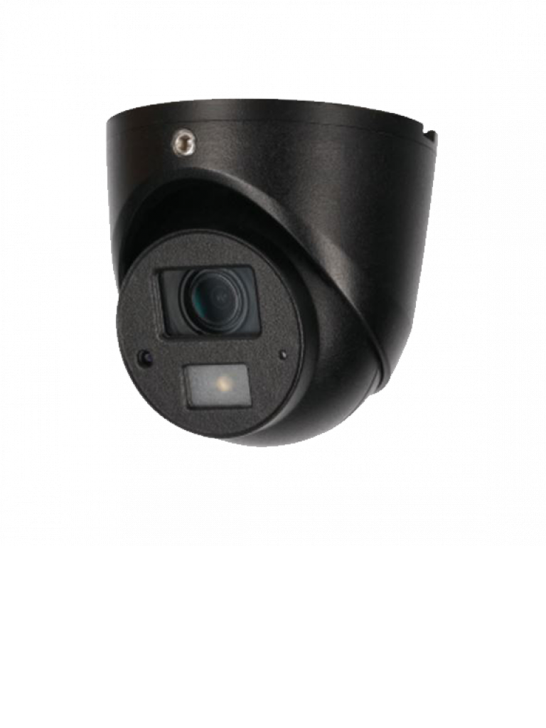 Cámara mini domo DAHUA HDW1220GN-M-036 1080p / Lente 3.6 mm / Ángulo 83 grados / Audio / Smart IR 20M / IP67 / Metálica