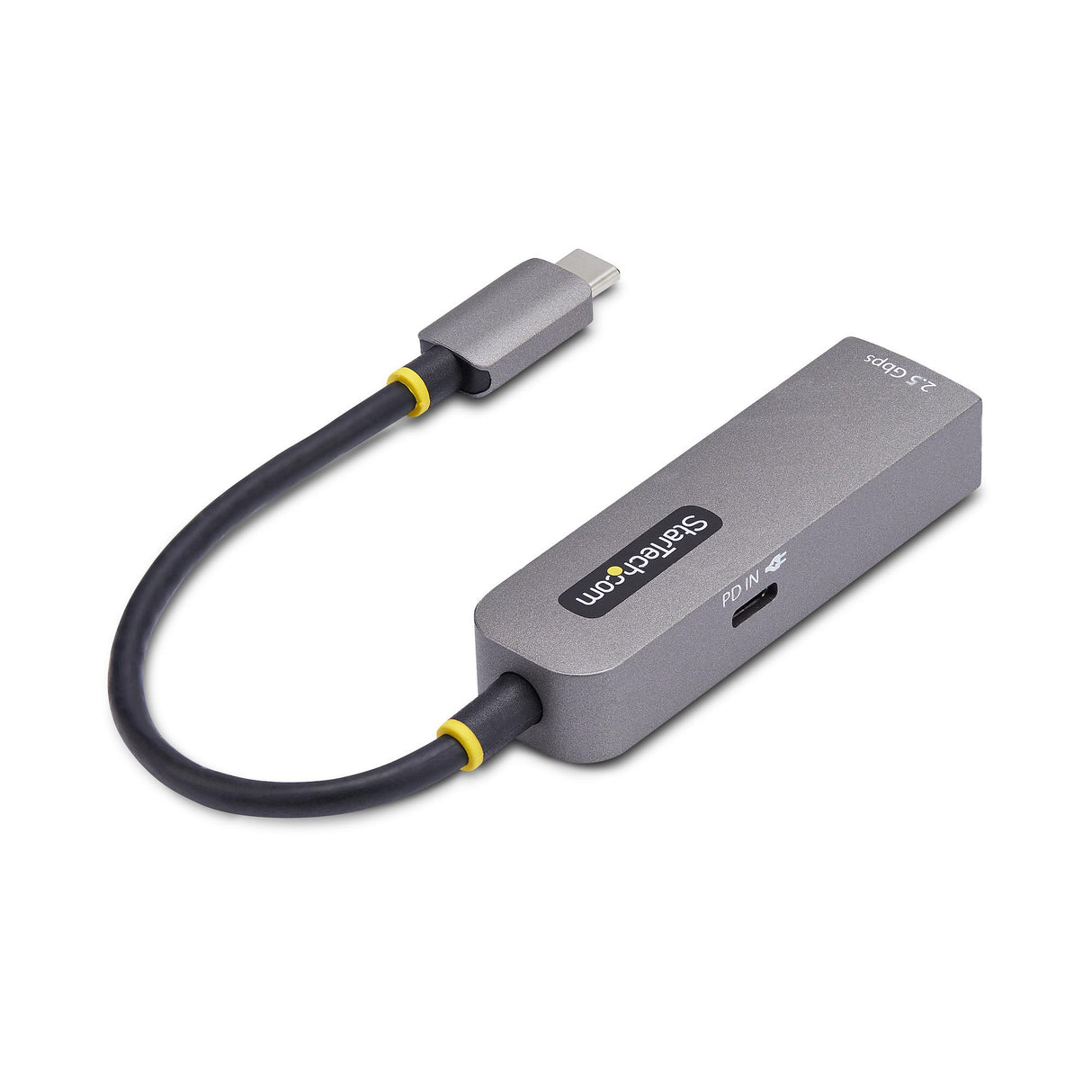 StarTech.com Adaptador de Red USB Tipo C a Ethernet - Adaptador de Red Externo USB-C a RJ45 2,5/1Gb - NBASE-T - USB 3.1 - Entrega de Alimentación PD 100W de Paso - Compatible con Thunderbolt - Win/Mac tarjetas de red Alámbrico USB Tipo C Ethernet 1
