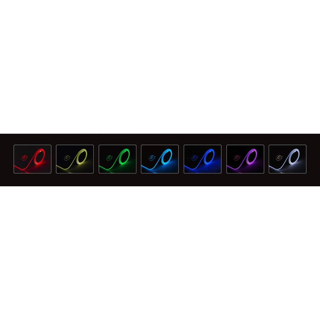 Manhattan Mousepad Gaming tamaño XXL con luz LED y Cargador Inalámbrico Ratón Monocromo Tela Si Si