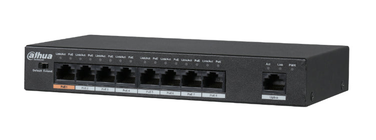 Dahua Technology PoE DH-PFS3009-8ET-96 dispositivo de redes L2 9 Fast Ethernet (10/100) 10,100 Mbit/s