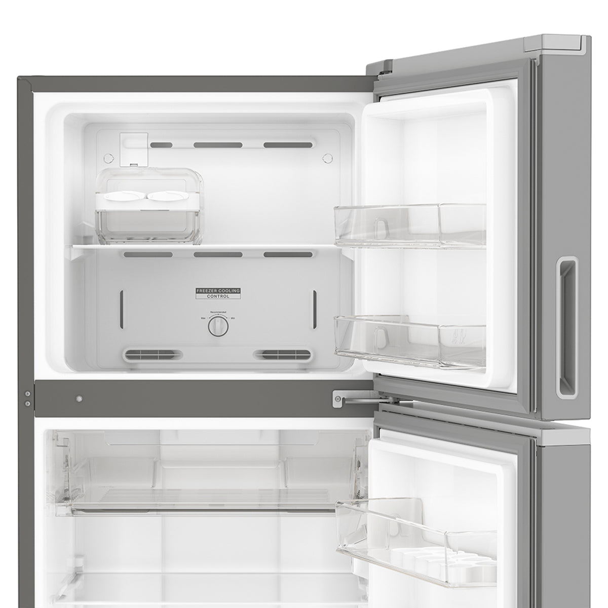 Whirlpool WT1331D nevera y congelador Independiente 364 L Plata