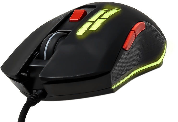 Necnon NGM-HYDRA ratón Juego Diestro USB tipo A, Negro | Ratones