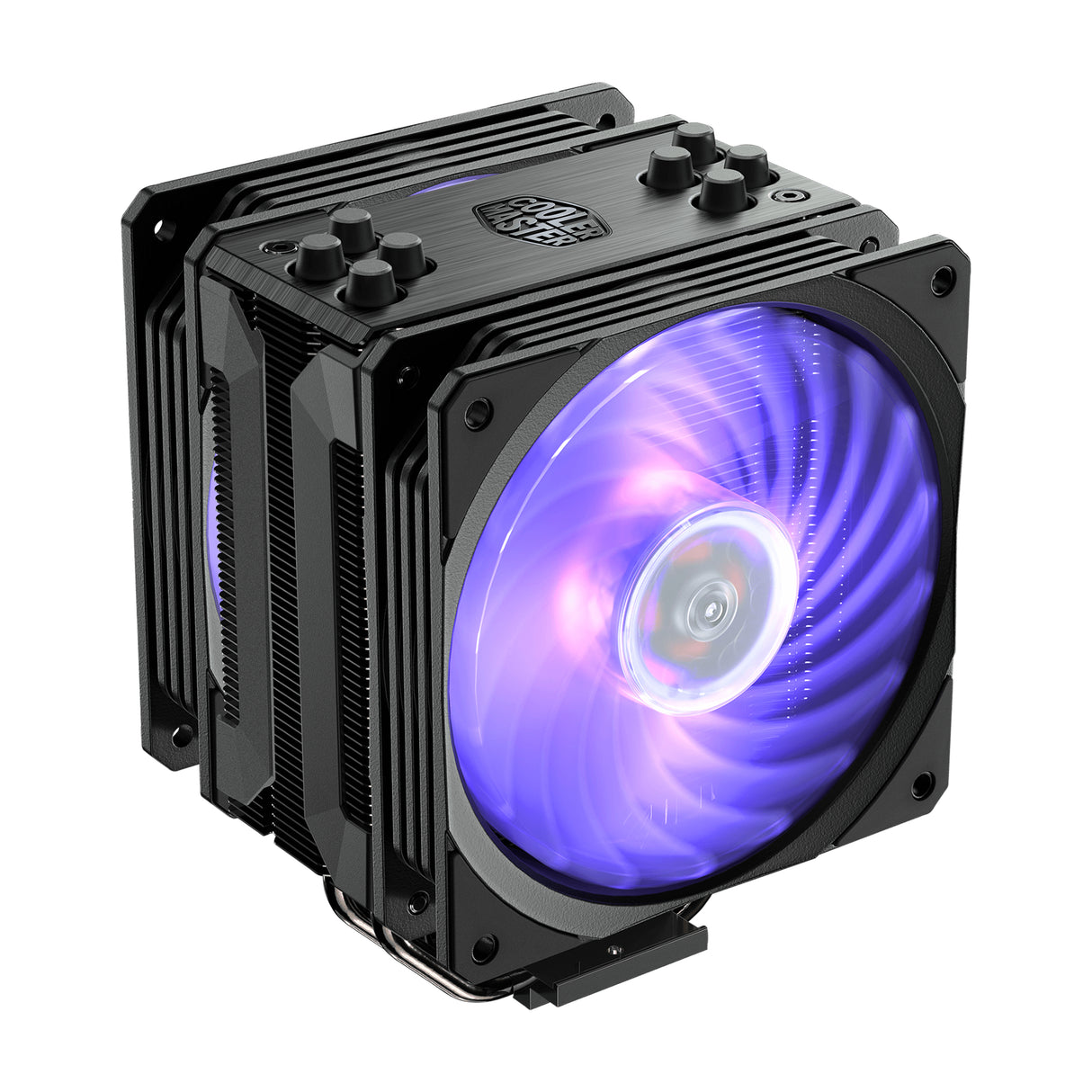 Cooler Master Hyper 212 RGB Black Edition w/LGA1700 Procesador Enfriador 12 cm Negro, 650 RPM, 2000 RPM