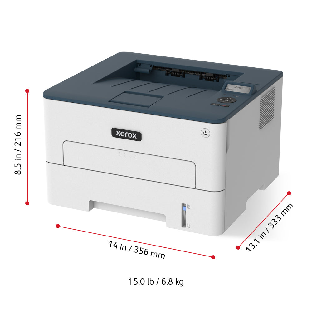 Xerox B230/DNI Impresora Laser WiFi Azul, Blanco