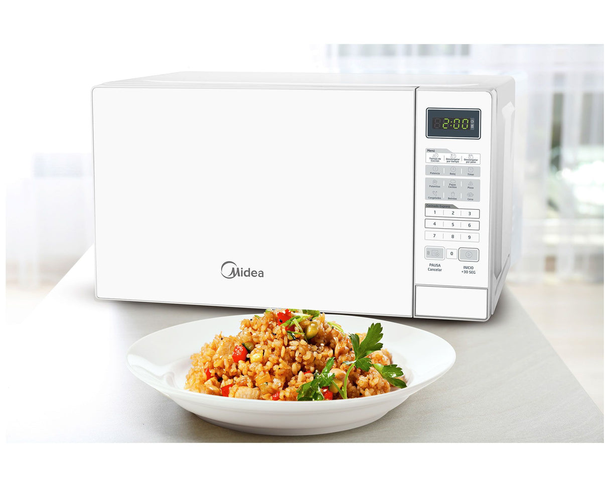 Midea MMDR07S2WW microondas Blanco Solo microondas Encimera 20 L 1050 W
