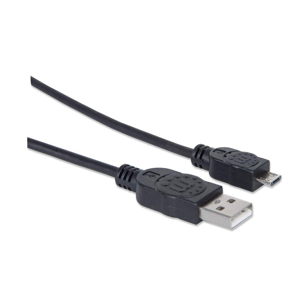 Manhattan Cable para Dispositivos USB Micro-B de Alta Velocidad Cable USB 2.0 USB A Micro-USB B Macho/Macho
