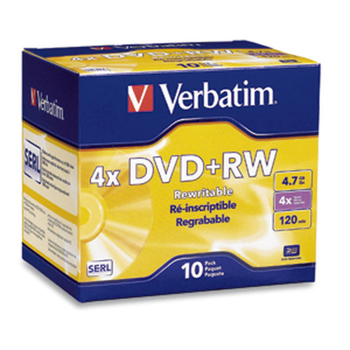 94839 - Verbatim DataLifePlus DVD+RW dvds en blanco 4,7 GB DVD+RW 10 pieza(s) 4 x
