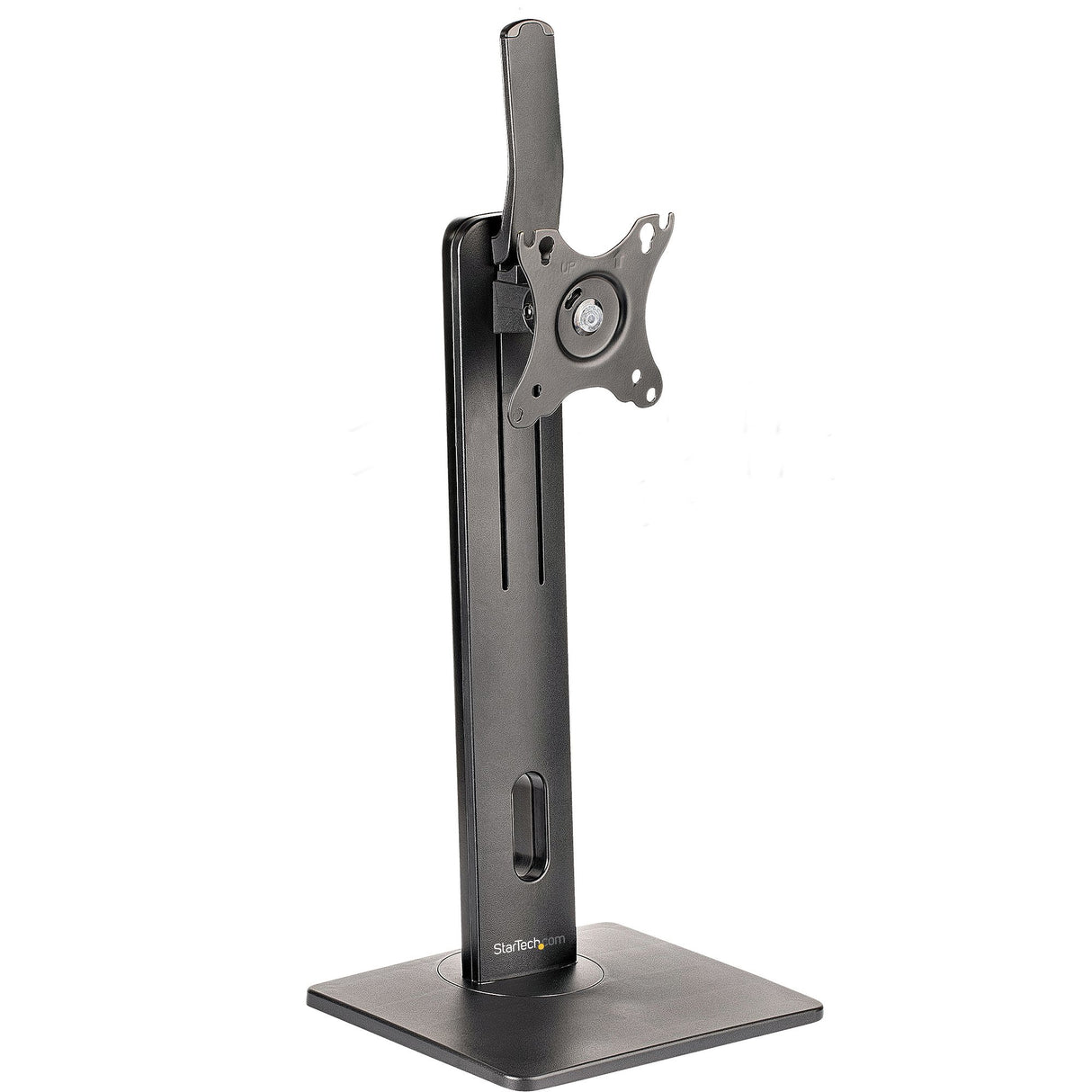 StarTech.com Soporte para un Monitor - Base para Monitor con Ajuste de Altura - para Monitores VESA de hasta 32" (7kg) - Soporte Ergonómico para Escritorio - con Inclinación/Giro/Rotación Monitor Negro