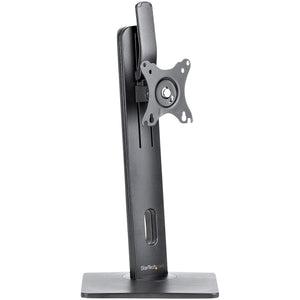 StarTech.com Soporte para un Monitor - Base para Monitor con Ajuste de Altura - para Monitores VESA de hasta 32" (7kg) - Soporte Ergonómico para Escritorio - con Inclinación/Giro/Rotación Monitor Negro