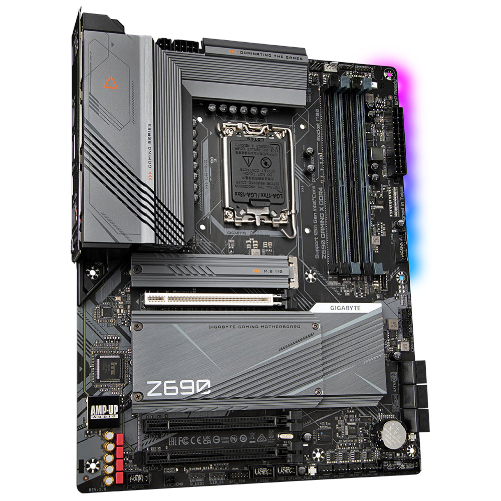 GIGABYTE Z690 GAMING X DDR4 (rev. 1.0) placas base Intel LGA 1700 DDR4-SDRAM 4